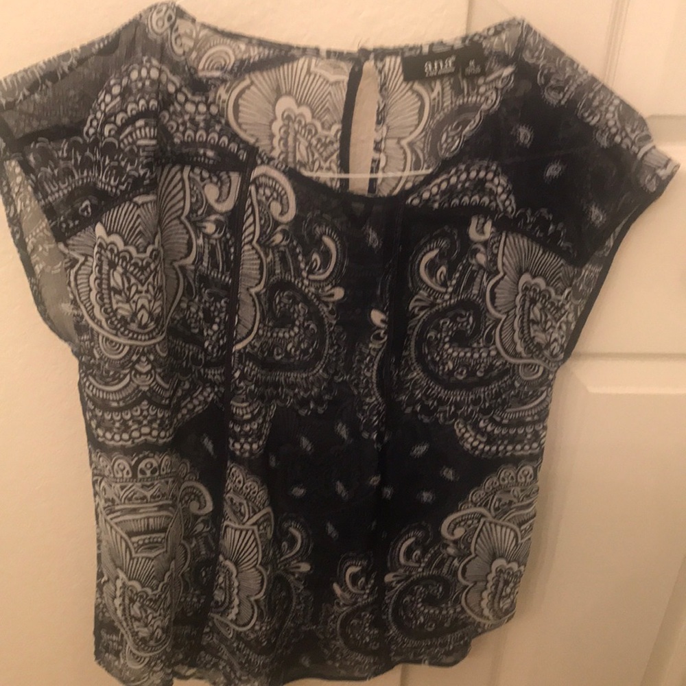ANA sheer blouse